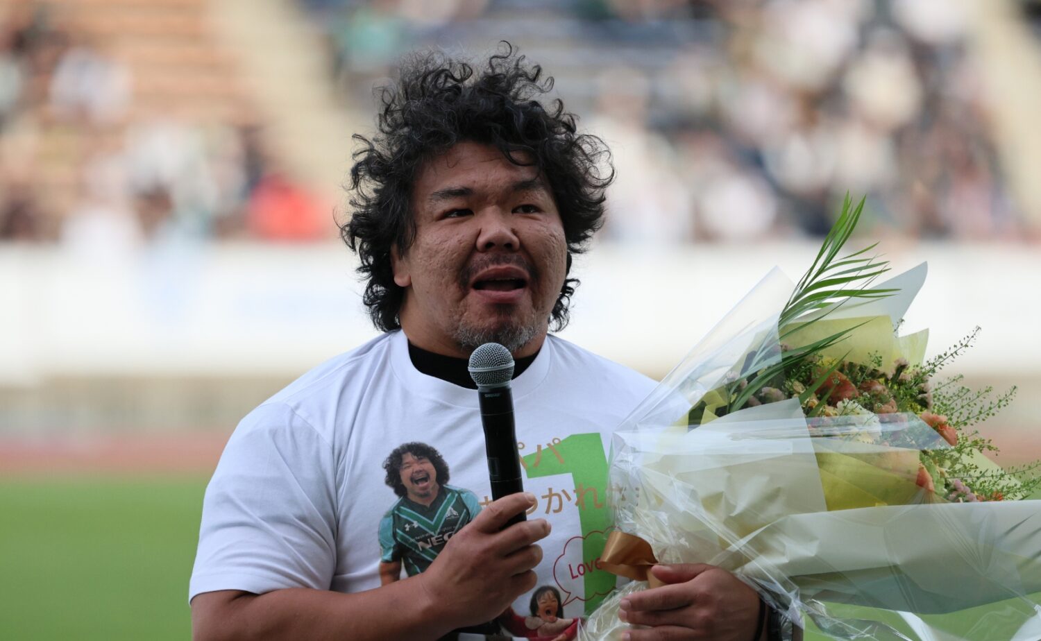 今季で引退を表明したPR瀧澤‐斉藤健仁撮影