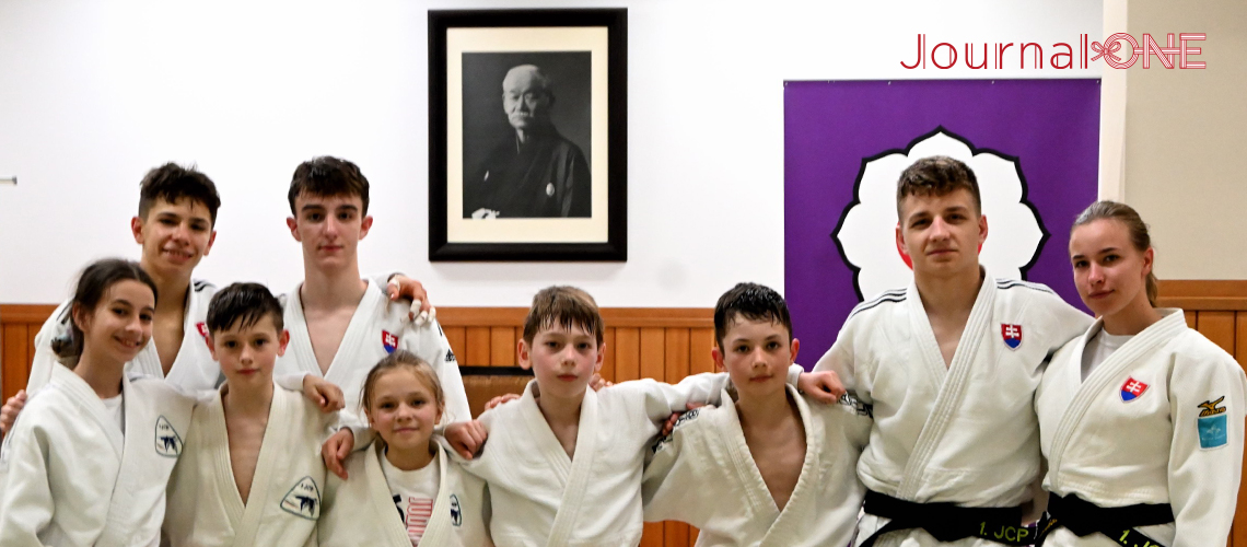 Guys from Slovakia who just finished doing randori at Kodokan in Japan- Photo by Journal-ONE