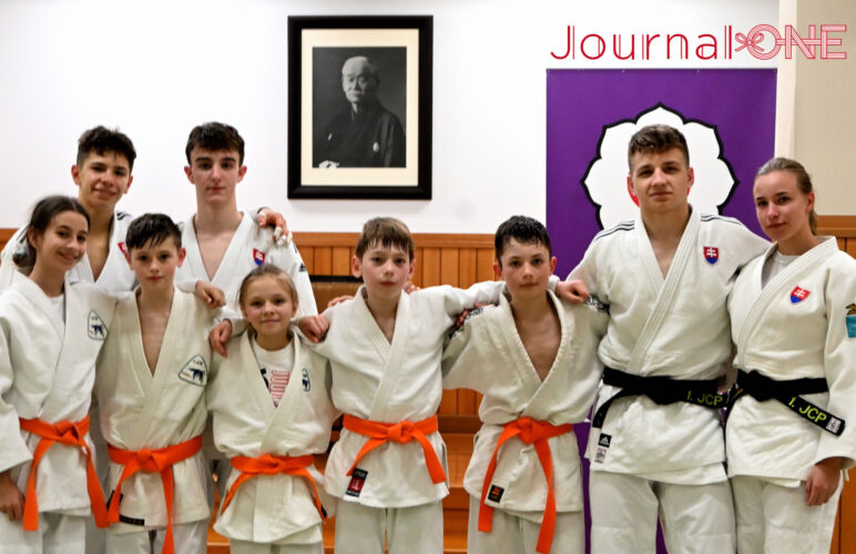 Guys from Slovakia who just finished doing randori at Kodokan in Japan- Photo by Journal-ONE
